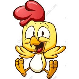 Vibrant Animated Chicken