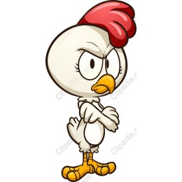 Sassy Cartoon Chicken