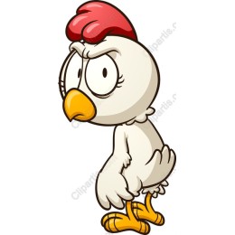 Charming Cartoon Chicken