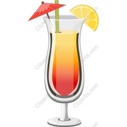 Vibrant Tropical Cocktail