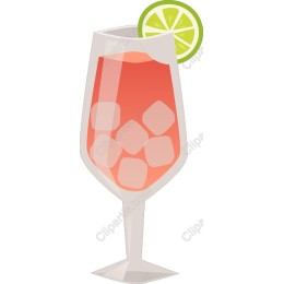 Refreshing Cocktail Glass