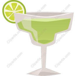 Vibrant Margarita Glass