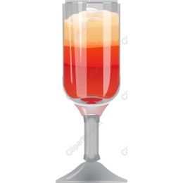 Vibrant Cocktail Glass