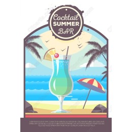 Tropical Summer Cocktail