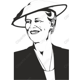 Elegant Woman in Hat