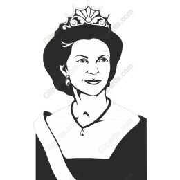 Regal Queen Portrait - Elegant