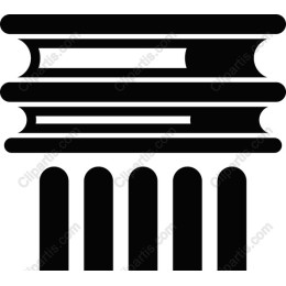 Classic Column with Books