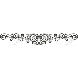 Elegant Swirl Decorative Border