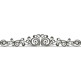 Elegant Decorative Swirl Border