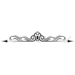 Elegant Vintage Ornamental Divider