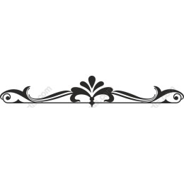 Elegant Black Flourish