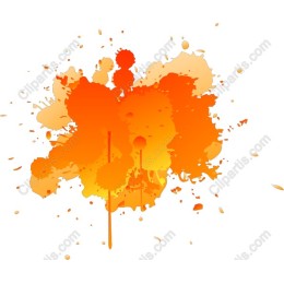 Vibrant Orange Splash