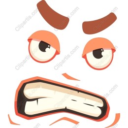 Angry Cartoon Face