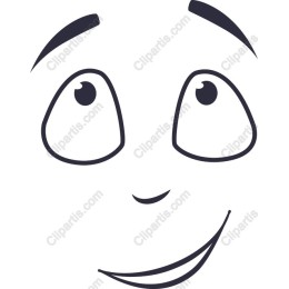 Cheerful Cartoon Face