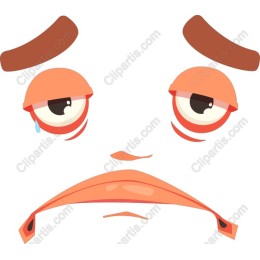 Sad Cartoon Face