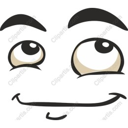 Charming Cartoon Face