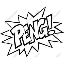 PENG! Comic-Style Explosion