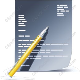 Vibrant Yellow Pen