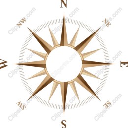 Elegant Compass Rose