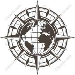 Compass Rose Globe