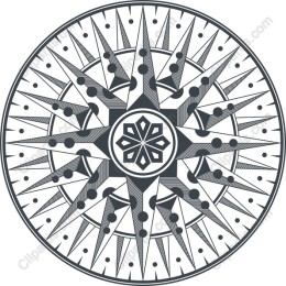 Geometric Star Mandala