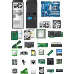 Computer Components Set - Files Bundle