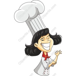 Cheerful Female Chef