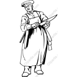 Chef - Hand-Drawn Culinary Art