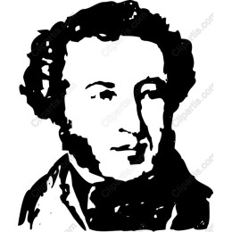 Elegant Historical Figure