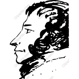 Elegant Black and White Gentleman Profile
