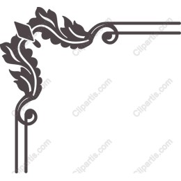 Vintage Leaf Corner