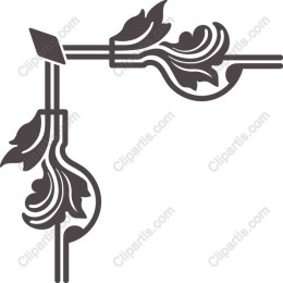 Elegant Floral Corner Ornament