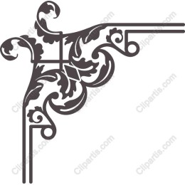 Ornate Floral Corner