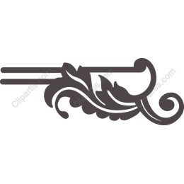 Elegant Decorative Flourish Clipart