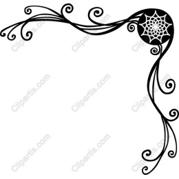 Elegant Corner Decoration with Spider Web