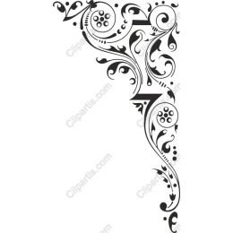 Elegant Floral Swirl