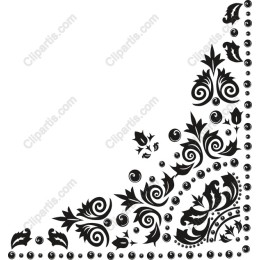 Ornate Floral Corner