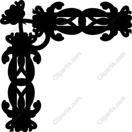 Ornate Corner Decorative Frame
