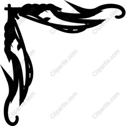 Intricate Black Flourish