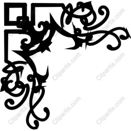 Elegant Black Decorative Corner