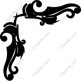 Elegant Ornate Corner Frame