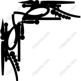 Abstract Corner Decoration