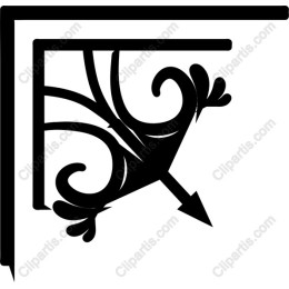 Elegant Vintage Corner Ornament