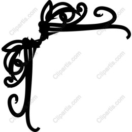 Decorative Flourish - Elegant Swirls & Floral Accents