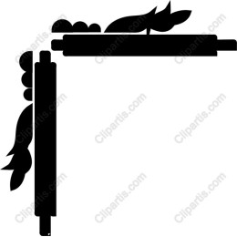 Floral Corner Frame