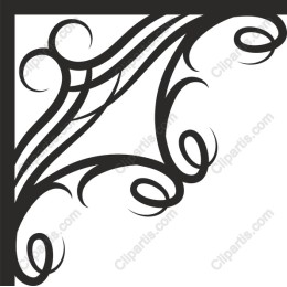 Elegant Corner Ornament