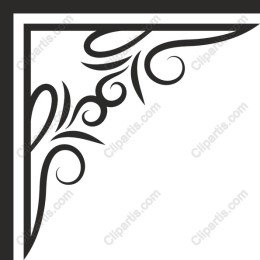 Black Ornamental Corner