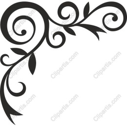Floral Scroll Corner