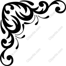 Elegant Corner Flourish