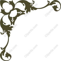 Elegant Floral Corner Ornament